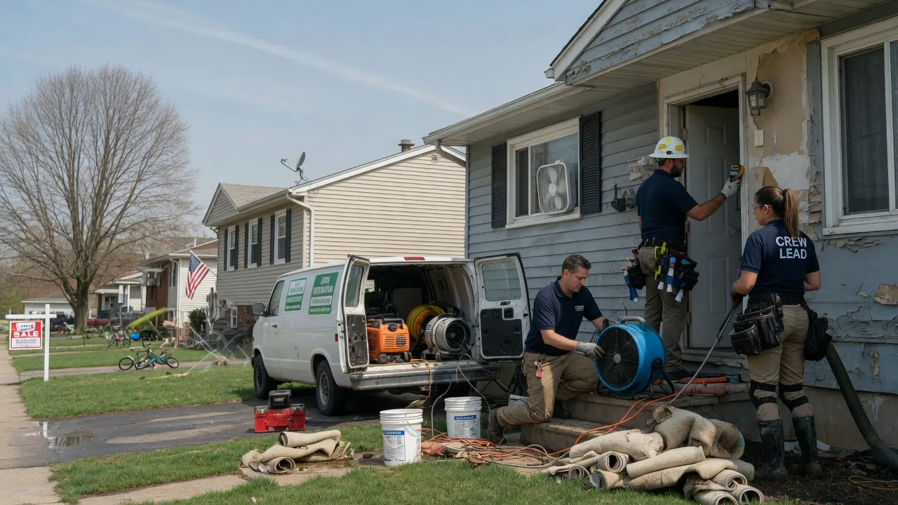 Flood Cleanup in New Marshfield, OH near me